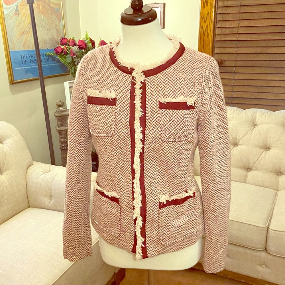 Cynthia Rowley Fringed Blazer